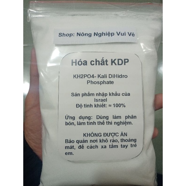 KDP 1 kg đảm bảo không cặn để làm tinh thể  KH2PO4 Kali Dihydro Photphat