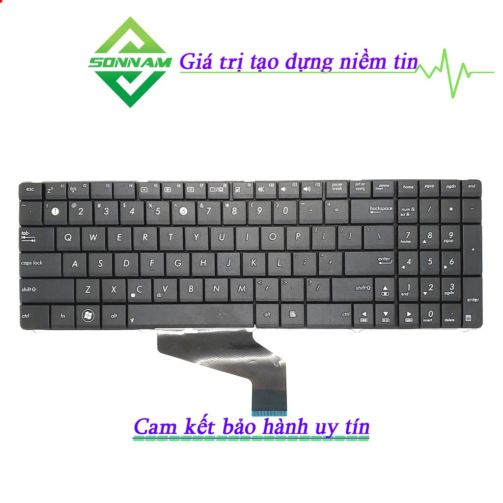 Bàn Phím Laptop Asus K53 K53E K53S K53SV - Bảo Hành Đổi Mới 9 Tháng