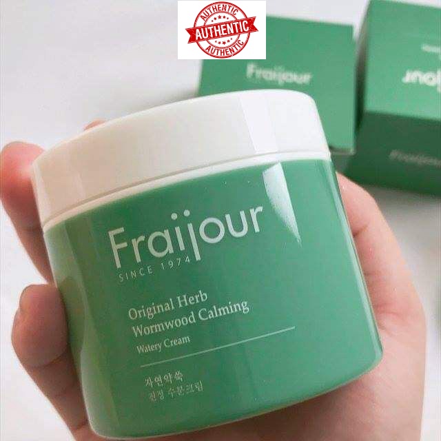 [Mã giảm giá shop] Kem Dưỡng ẩm Thảo Mộc Fraijour Original Herb Wormwood Calming Watery Cream 90ml.