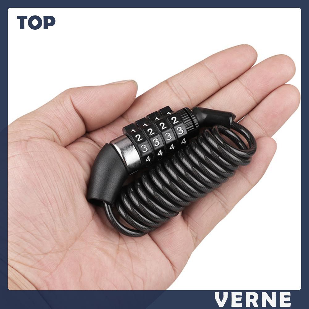 Dây Khóa Nón Bảo Hiểm Xe Đạp 4 Chữ Số