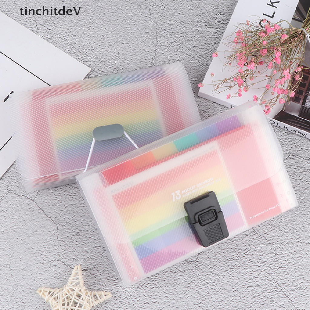 [TinchitdeV] Túi Đựng Tài Liệu Văn Phòng Khổ A6 13 Lớp