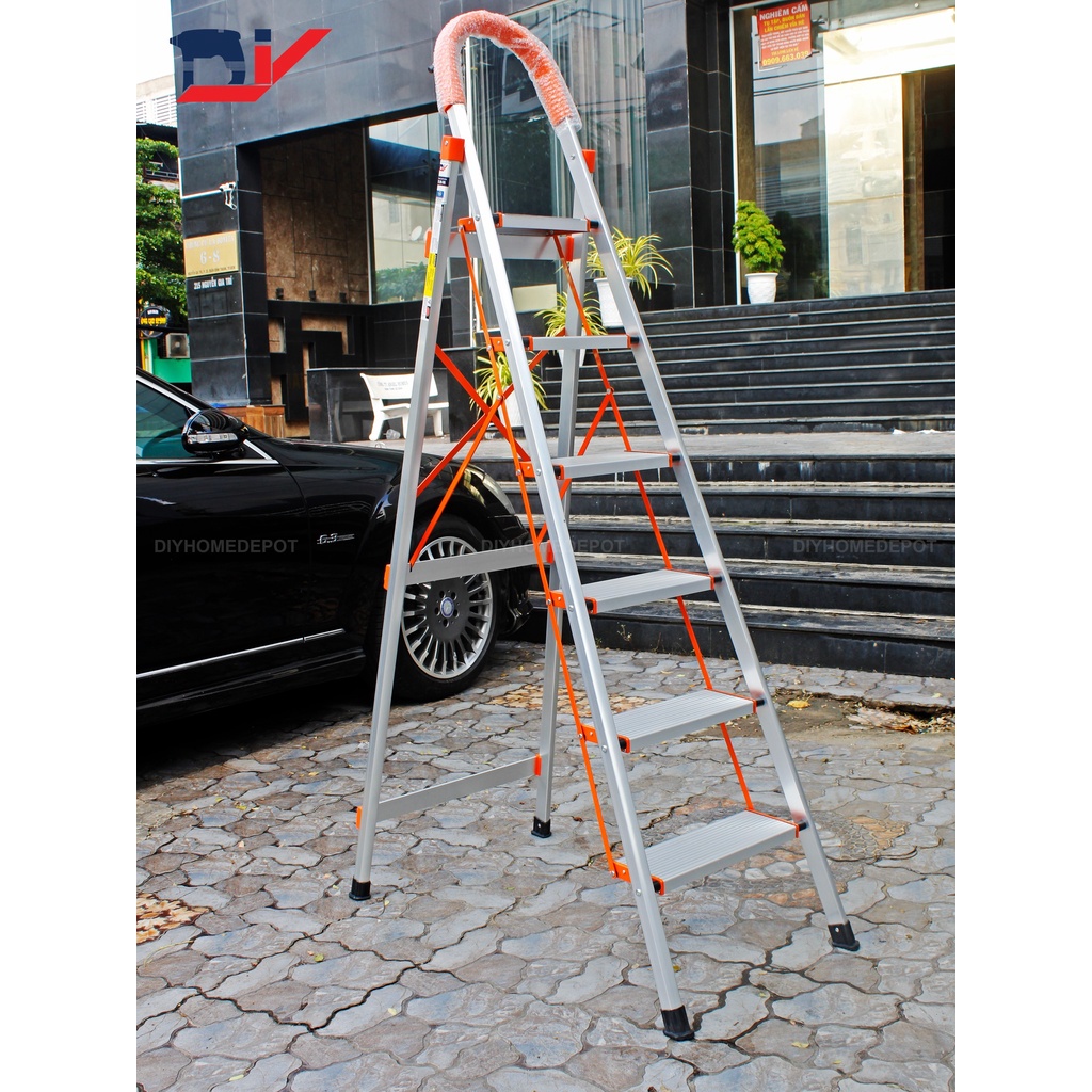 Thang nhôm ghế 6 bậc DIY TLN-06