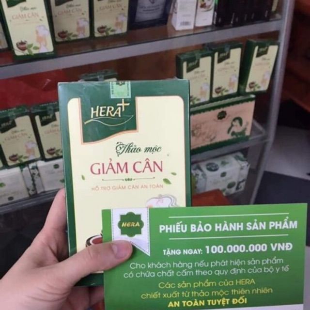trà thảo mộc giảm cân hela