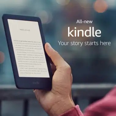 Máy đọc sách cũ Kindle Basic 10th 4GB chính hãng có đèn nền - Akishop