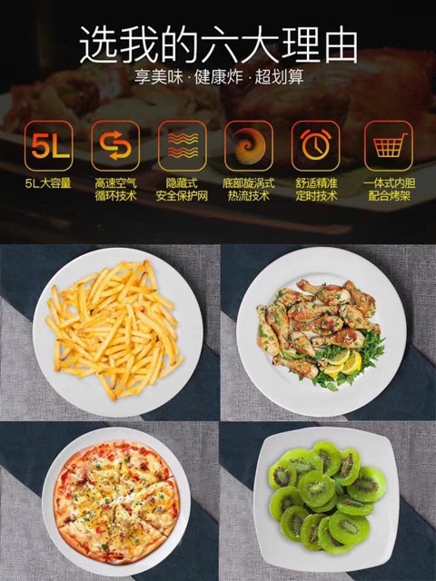 NỒI CHIÊN KHÔNG DẦU HONGXIN