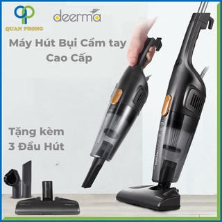 Máy Hút Bụi Gia Đình Cầm Tay Xiaomi Deerma DX115C Công Suất Lớn 600W Tặng Kèm 3 Đầu Hút