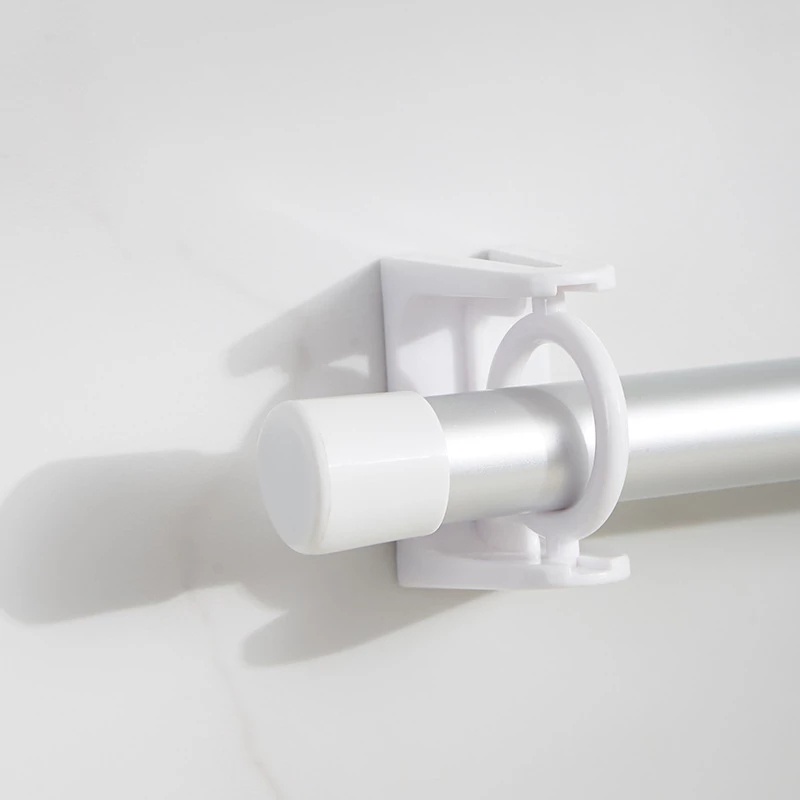 Set 2 Giá Đỡ Rèm Cửa Hình Tam Giác Có Thể Điều Chỉnh Xoay 360 Độ