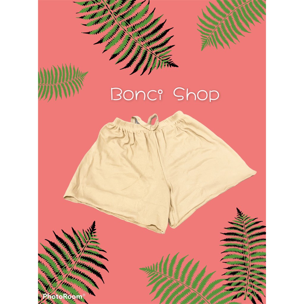 Quần đùi thun nữ mặc nhà hàng trơn không họa tiết siêu xịn bigsale | BigBuy360 - bigbuy360.vn