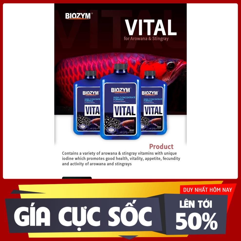 Biozym Vital - Vitamin cần thiết cho cá cảnh - SUN AQUARIUM