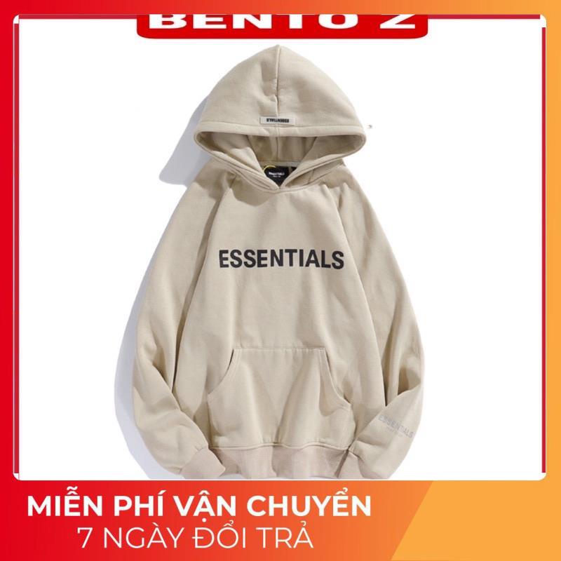 Áo nỉ hoodie ESSENTIALS nam nữ fom rộng unisex oversize chất nỉ ngoại may 2 lớp tỉ mỉ hình in dẻo Hàn Quốc  TA 1115