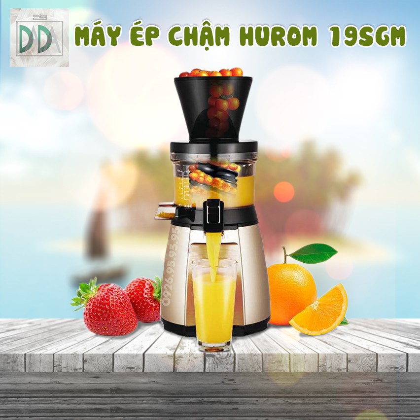 Máy ép hoa quả chậm Hurom HU-19SGM - Máy Ép Công Suất Cao Tiết Kiệm Điện - Thiết Bị Máy Móc Gia Đình