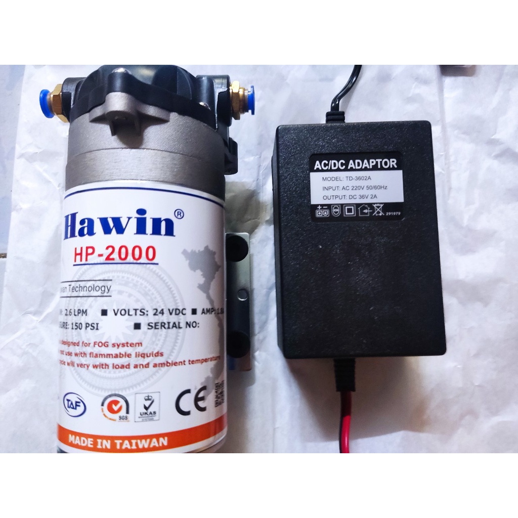 Bơm phun sương Hawin HP 2000 chính hãng - 2.6 LPM