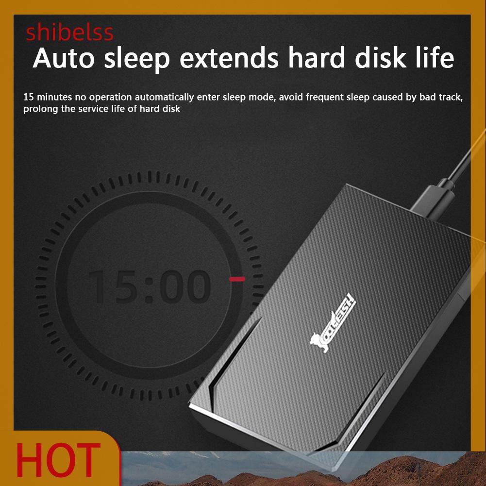 Hộp Đựng Ổ Cứng Shibelss K801 Chuyển Từ Usb 3.1 Type C Sang Sata 2.5 Hdd Ssd Ốp | BigBuy360 - bigbuy360.vn