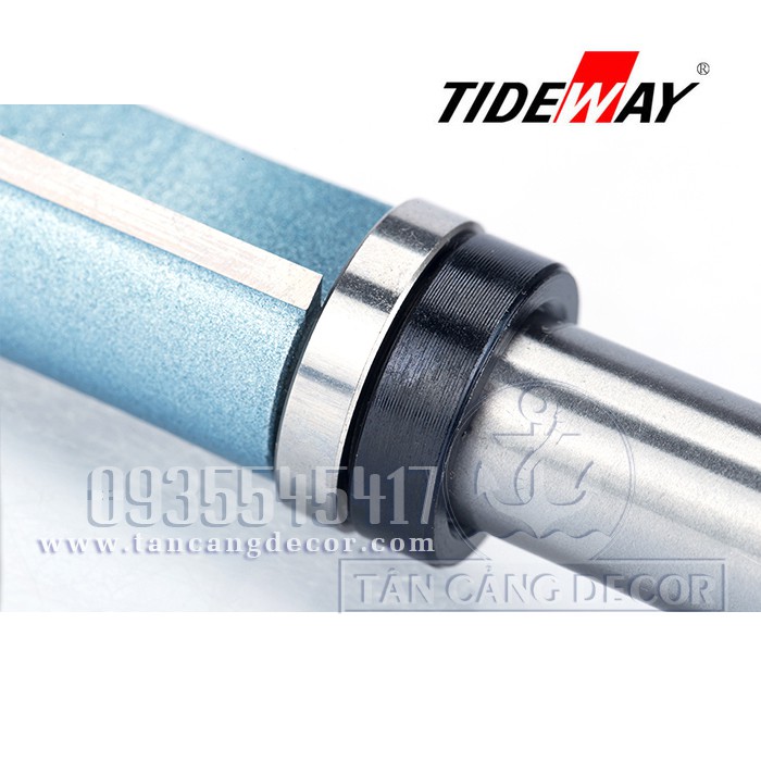 Mũi Router TideWay Thẳng Bi Trên Cốt 6.35 mm 12.7