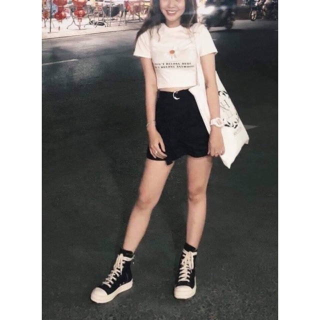 Áo crt hoa cúc Belong