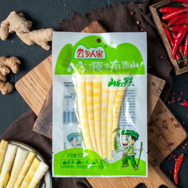 MĂNG TRÚC MUỐI ỚT XANH 120g