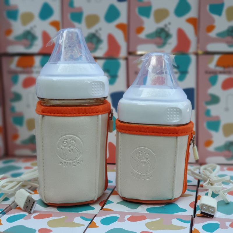 Túi ủ bình sữa vuông NICEPAPA sử dụng cho bình sữa vuông _ có bảo hành