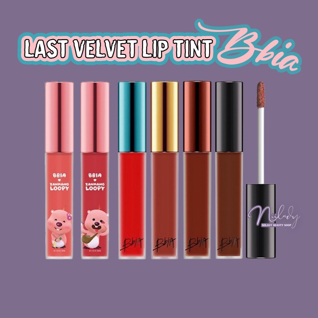 Son kem Bbia Last Velvet Lip Tint các Version