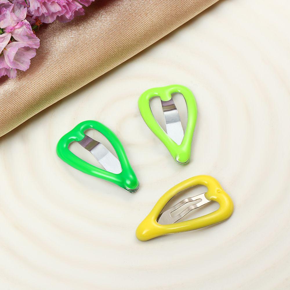 BEBETTERM Set 5 Kẹp Tóc Hình Trái Tim Cho Búp Bê