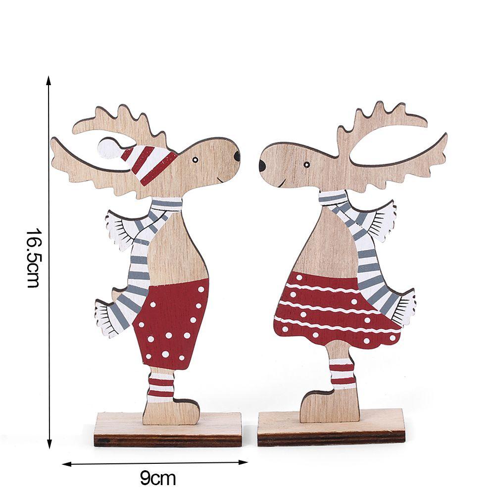 MAG Phụ Kiện Trang Trí Giáng Sinh Bằng Gỗ Tự Nhiên