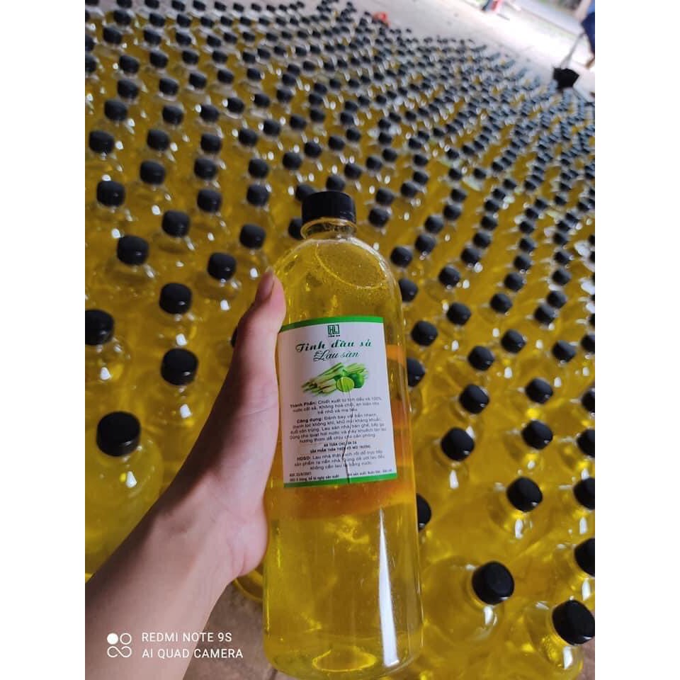 Tinh dầu xả nguyên chất 100% cam kết không hoá chất đuổi muỗi - côn trùng, diệt khuẩn, khử mùi, lau sàn 1000ml