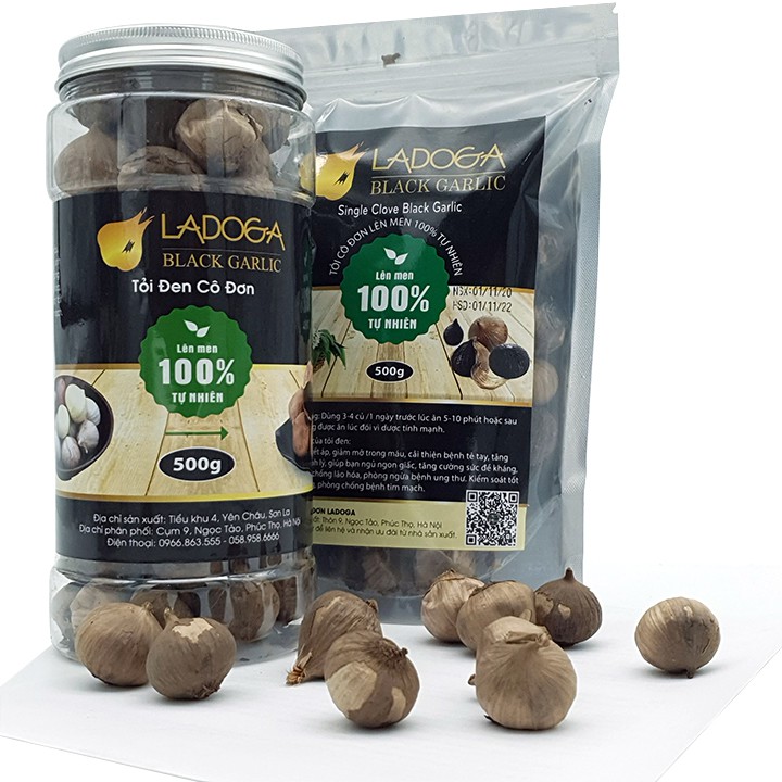 [ 500g ] Tỏi Đen - Tỏi đen cô đơn LADOGA lên men tự nhiên | BigBuy360 - bigbuy360.vn