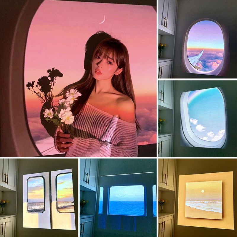 Đèn Chiếu Dùng Trang Trí Phong Cách Hàn Quốc Lãng Mạn