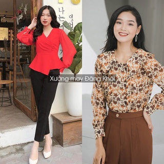 Quần baggy công sở, quần baggy nữ dài 9 tấc cúc lệch kiểu tây đi làm đi học B660