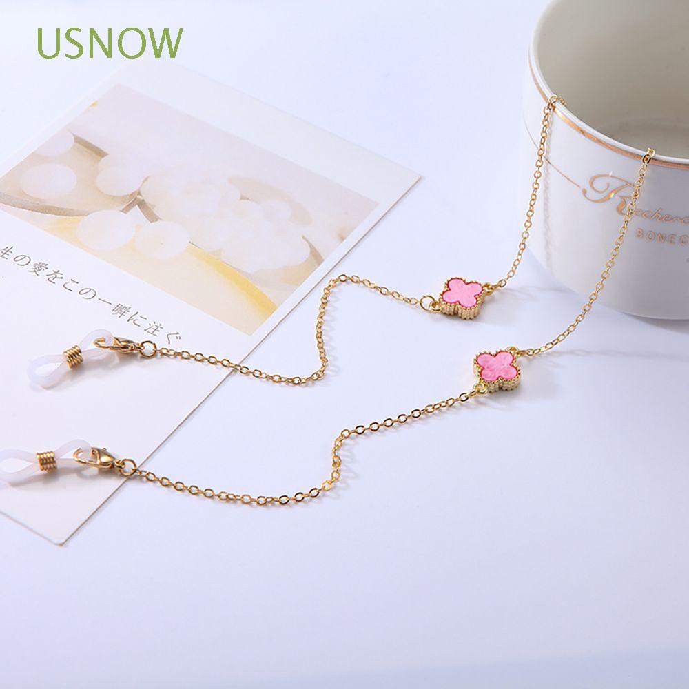 Dây Đeo Mắt Kính Đọc Sách Hình Cỏ Bốn Lá Bảo Vệ Mắt Kính Phong Cách Retro