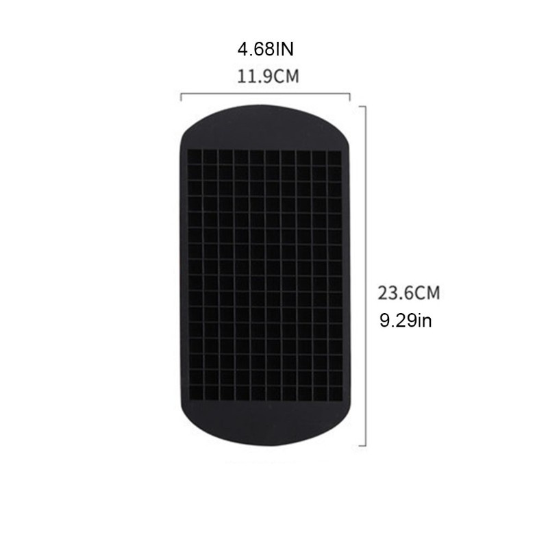 Khuôn đá viên bằng silicon 160 ô hình vuông mini có thể tái sử dụng