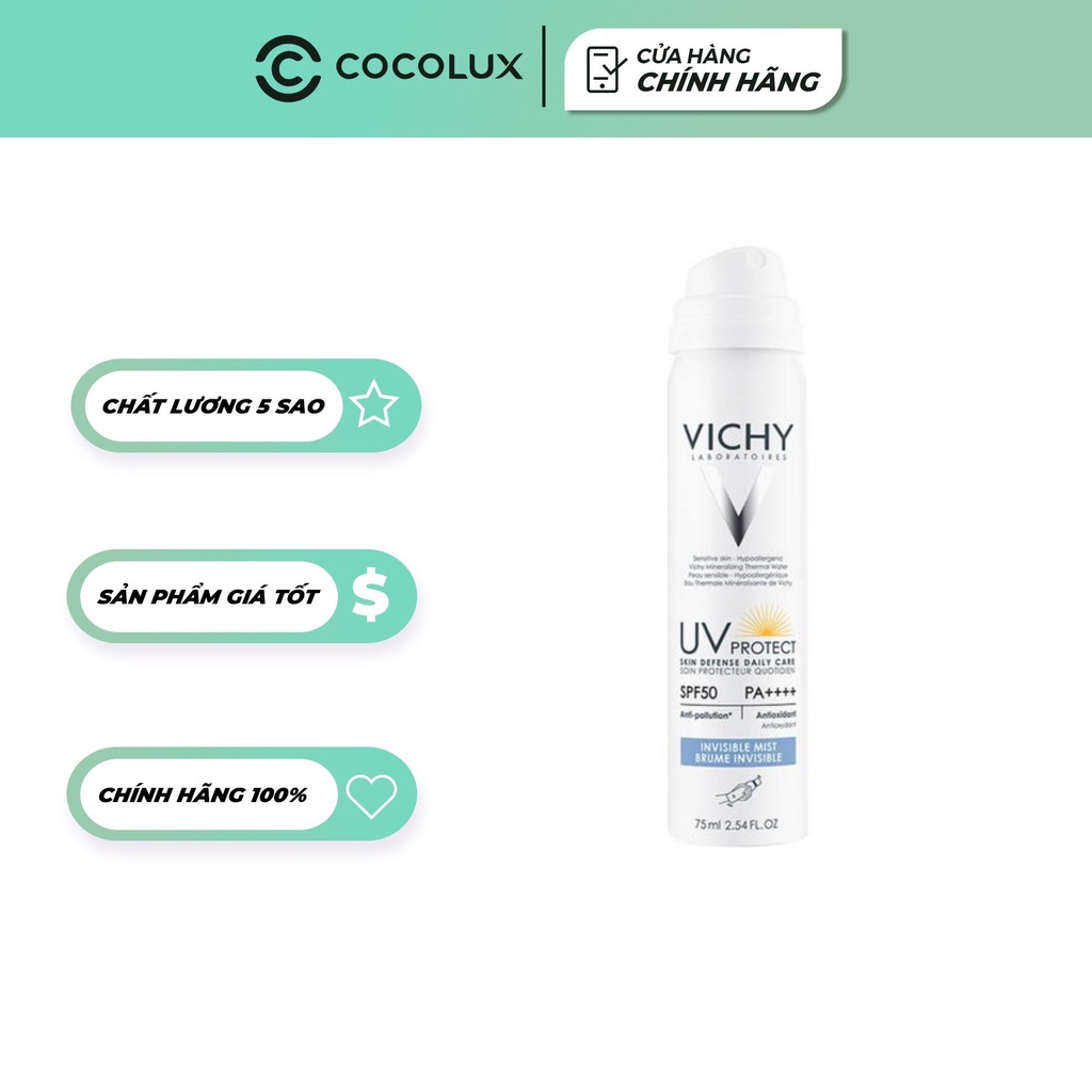 Chống nắng Vichy dạng xịt UV Protect Skin 75ml