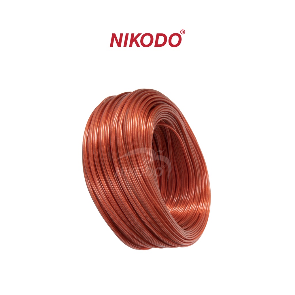 Dây loa 17 tim lõi đồng mạ niken bọc nhựa, cuộn 100m, truyền tín hiệu âm thanh - Nikodo