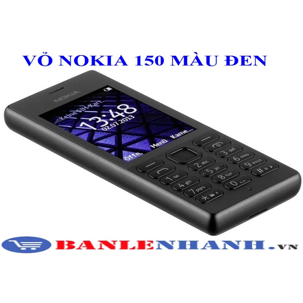 VỎ không phím NOKIA 150 MÀU ĐEN [VỎ ZIN, XỊN]