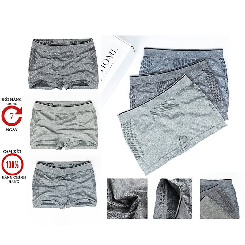 Quần lót nam boxer dệt kim thoáng mát co giãn 4 chiều AB