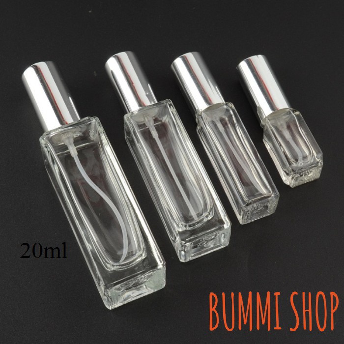 Chai xịt lọ Thủy Tinh chiết nước hoa rỗng 20ml