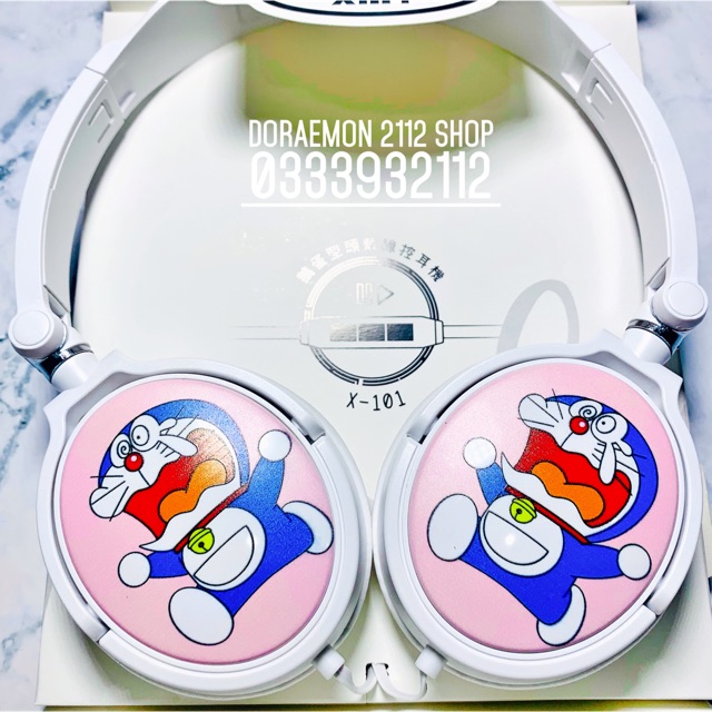 Tai nghe headphone gấp gọn DORAEMON