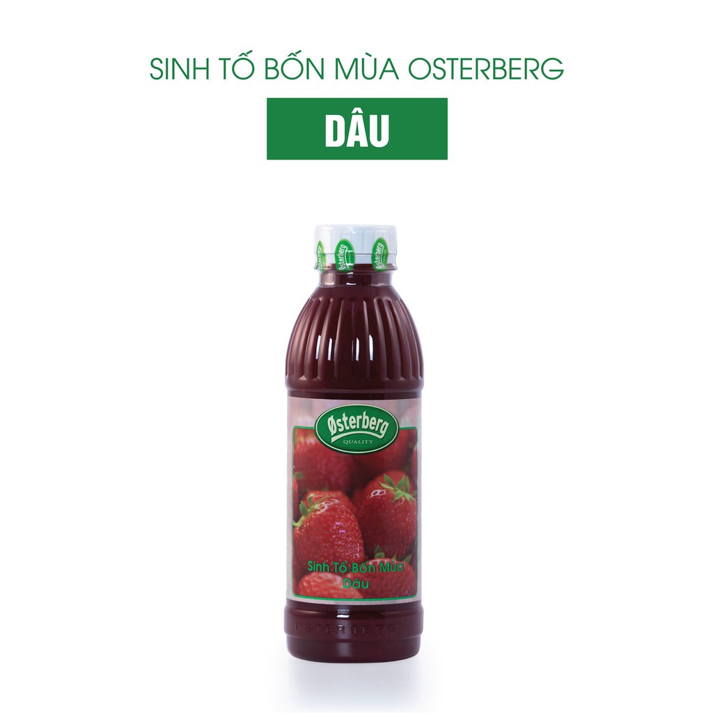 Sinh tố bốn mùa Osterberg Dâu 1L  - Hàng chính hãng