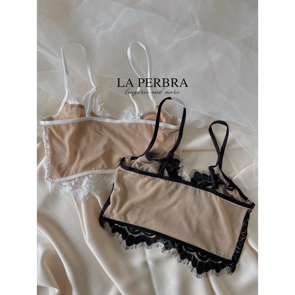 B04 | Áo Bra Ren Mềm Mại Bralette Áo Lót Ren Có Gọng Không Mút La Perbra - B04