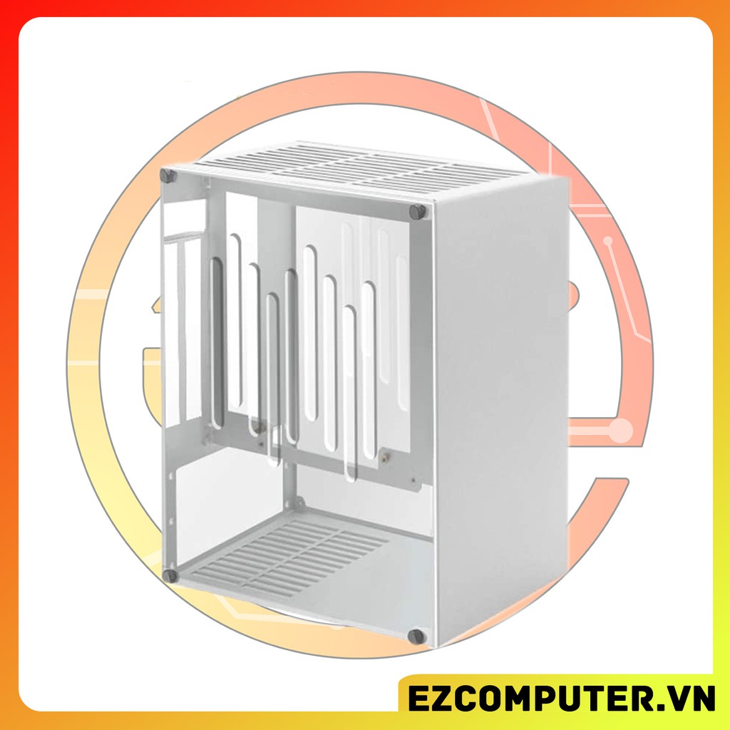 Vỏ Case SGPC K40 ITX - Dùng Nguồn SFX PSU - Mặt Hông Mica - Kèm Riser ADT OEM