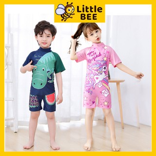 Đồ bơi bé gái, đồ chơi bé trai liền thân hoạt hình Âu Mỹ, đồ bơi cho bé nhanh khô, chống nắng 2021.