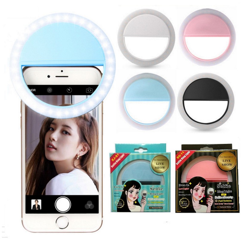 Káº¿t quáº£ hÃ¬nh áº£nh cho ÄÃ¨n Led Há» Trá»£ Selfie XJ-01