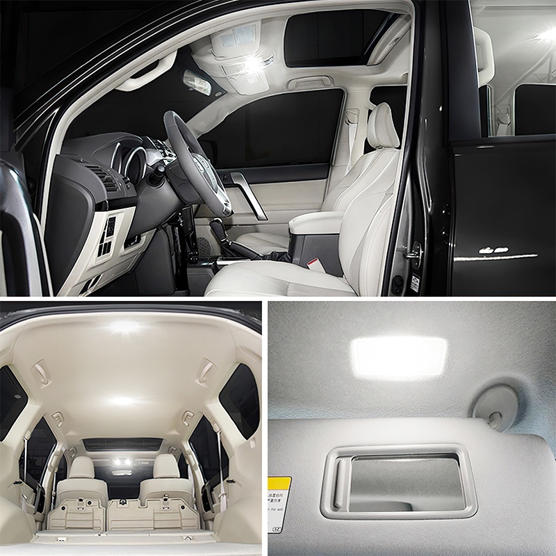 Bóng Đèn LED T10 Siêu Sáng Đèn LED T10 5W 194 501 6SMD 3030 chuyên dụng cho ô tô Lắp Mặt Đồng Hồ, Demi, Xi Nhan Xe Máy