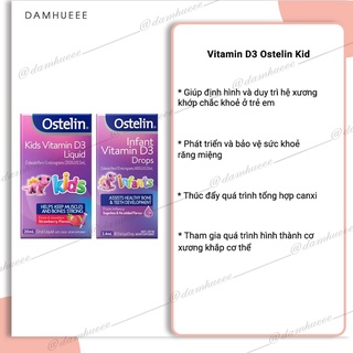 Vitamin D3 Ostelin Kid - sản phẩm bổ sung vitamin