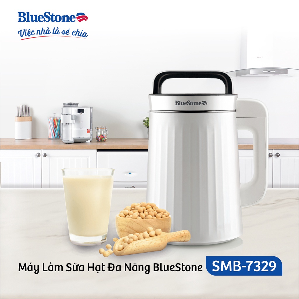 Máy Làm Sữa Hạt Bluestone SMB-7329, Công Suất 1000W, Dung Tích 1.3Lit, Bảo Hành Chính Hãng 24 Tháng