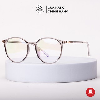 Gọng kính mắt thời trang nam nữ ANNA dáng tròn cá tính chất liệu nhựa dẻo 190HQ062