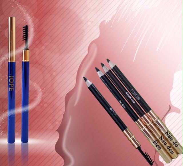 Set chì kẻ chân mày bền màu gồm bộ 3 khuôn vẽ và bột tán chân mày 3ô | BigBuy360 - bigbuy360.vn