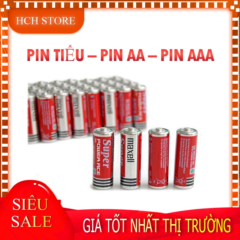 Pin tiểu AA - AAA Maxell - Dùng cho chuột không dây, điều khiển