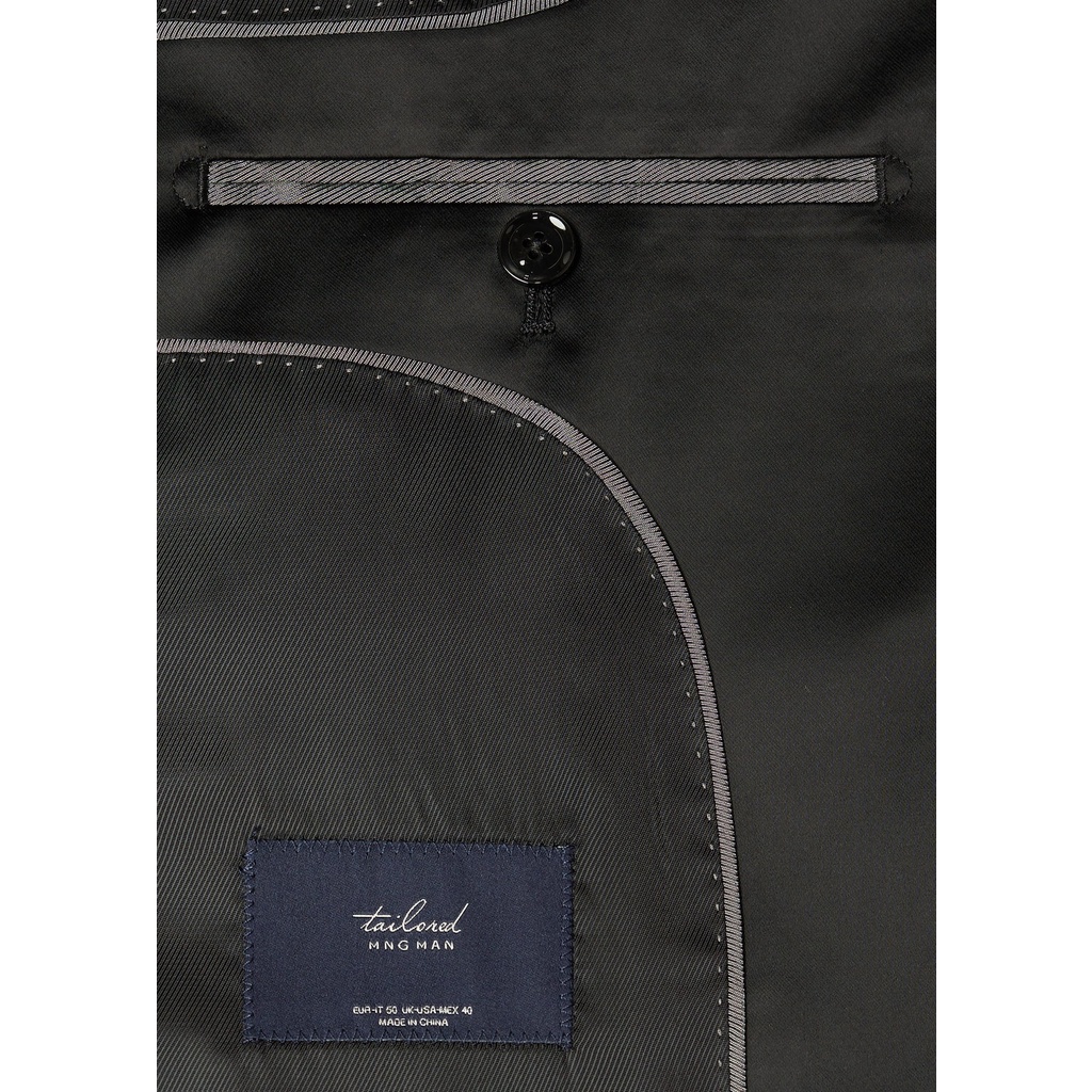 Áo Blazer Nam MANGO Đen Trơn Cực Sang Authentic