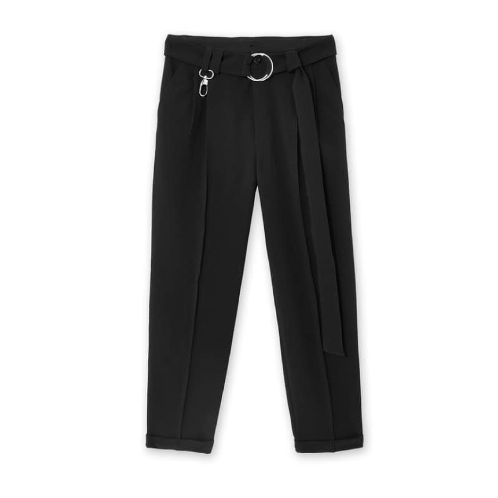 VEST PANTS - BLACK - UNIQ (QUẦN VEST, MÀU ĐEN)