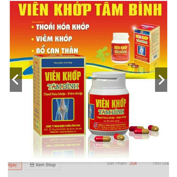 Viên khớp tâm bình - viêm khớp dạng thấp, chậm lão khóa khớp